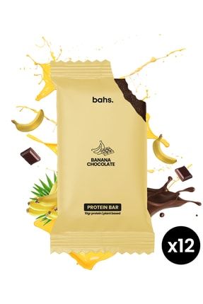 Yüksek Protein Bar - Banana Chocolate 12 Adet X 45gr