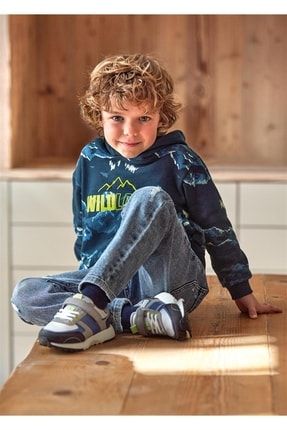 Neon kapşonlu sweatshirt store
