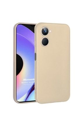 Matte Silicone Realme 10 4G Kılıf Gold