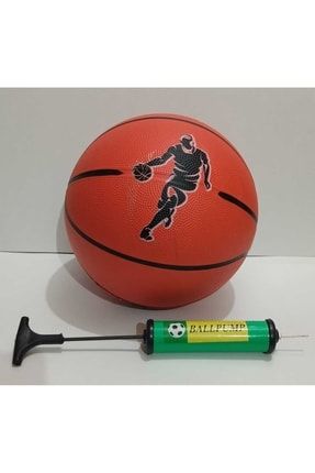 Basketbol Topu Ve Şişirme Pompası