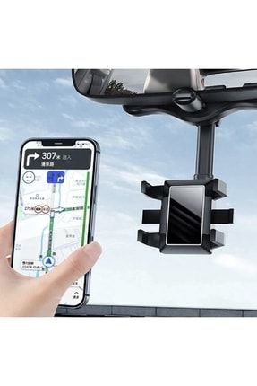 Twinix Araç İçi Uzayan Ayarlanabilir Dikiz Aynası Telefon Tutucu