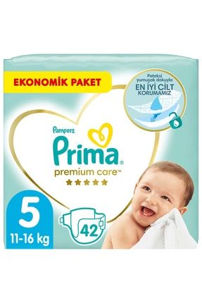 Bebek Bezi Premium Care 5 Beden 42 Adet Junior Jumbo Paket