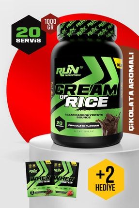 Cream Of Rice | Çikolata | 1 Kg | 20 Servis | 2 X Tek Kullanımlık Saşe Protein Hediyeli