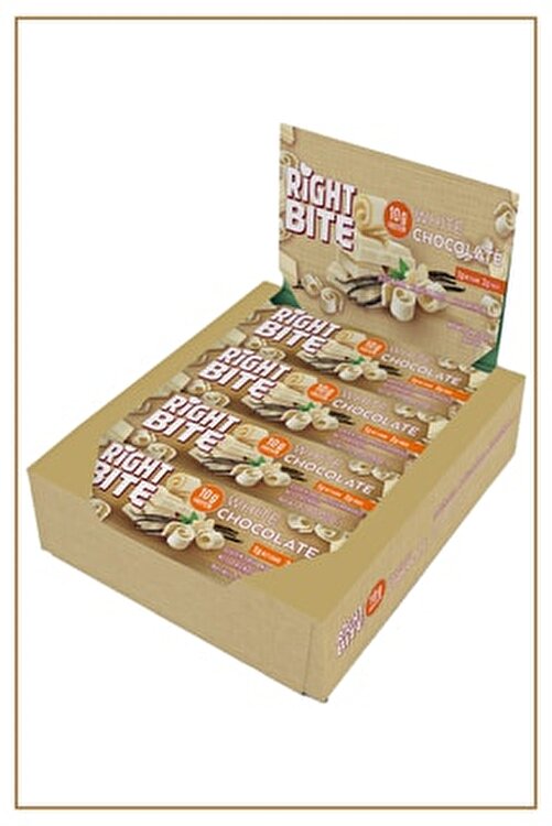 Protein Chocolate / Proteinli Çikolata 35 Gram X 16 Adet - White Chocolate BM017