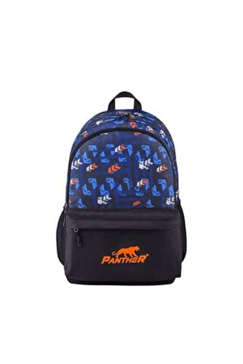 Unisex Çocuk Panther Dırectıon Desenli Sırt Çantası PT3992