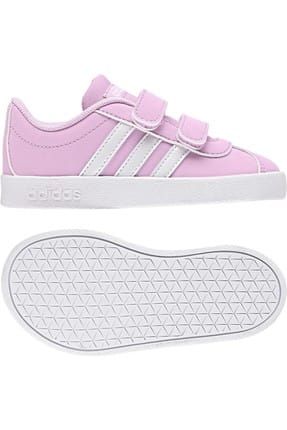adidas VL COURT 2 CMF INF Pembe Beyaz K z ocuk Sneaker 100320405
