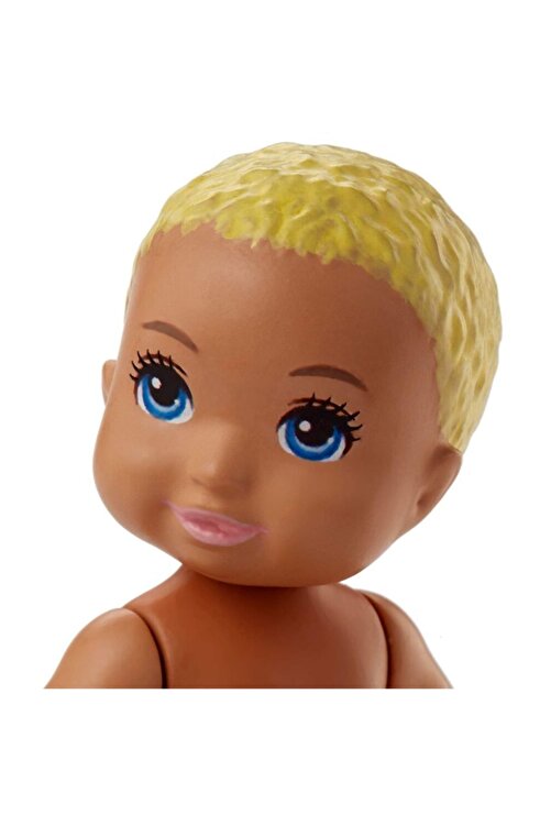 Barbie Bebek Bakicisi Serisi Minik Bebek Sari Sacli Mor Biberonlu Fhy80 Fiyati Yorumlari Trendyol