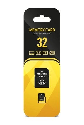 32GB Yüksek Kapasiteli SD Card Veri Depolama Kamera Bilgisayar Uyumlu Hafıza Kartı