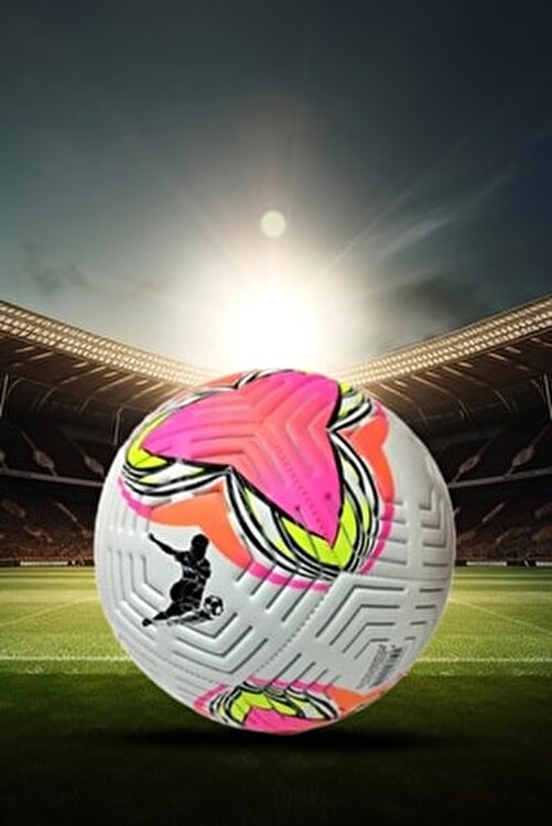 pembe futbol topu clipart