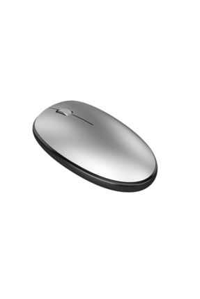 Business Pro Sessiz Kablosuz Şarjlı Kompakt Mouse - Silver