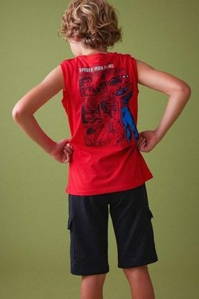 Erkek Çocuk Marvel Spiderman Bisiklet Yaka Atlet A9045a823sm
