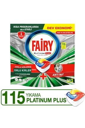Fairy Platinum Plus Bulaşık Makinesi Tableti 100'lü Fiyatları, Özellikleri  ve Yorumları