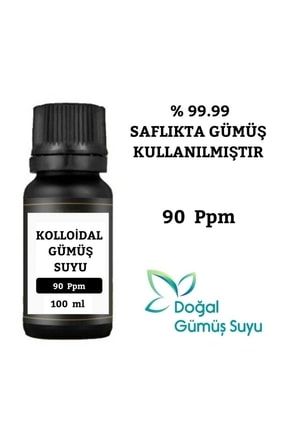 Kolloidal Gümüş Suyu 100 ml (90 PPM) Monoatomik Gümüş Suyu Içilebilir Gümüş Suyu