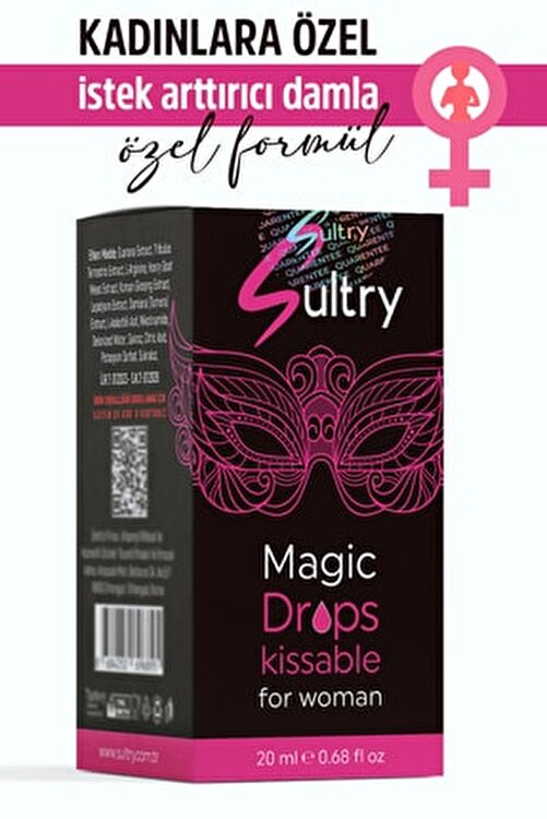 Kadınlara Özel Solisyon Damla Women Drops 20ml SLT38 Azdırıcı, Damla M238