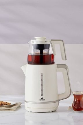 Maxi Tea Xl 2in1 Cam Demlikli Çay Makinesi Ve Kettle Mulberry