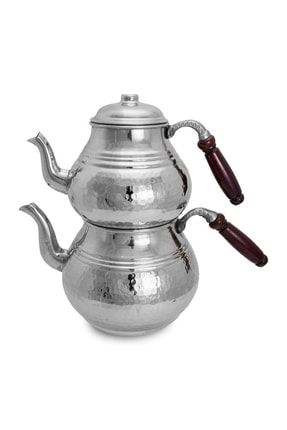 Gümüş Kaplama Çaydanlık