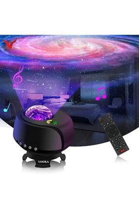 VOOKA Galaxy Star Projector Gökyüzü Uzay Boşluğu Kumandalı Bluetooth  Hoparlörlü Led Masa Lambası Fiyatı, Yorumları - Trendyol