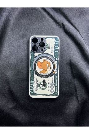 Iphone 14 Pro Max Jerry Dolar Baskılı Kamera Korumalı Magsafe Kılıf 14prmxjrrydlrbskl