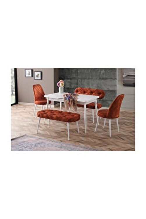 Lider Polo Masa Takimi Kapitone Bank Sandalye Takimi Kiremit Fiyati Yorumlari Trendyol