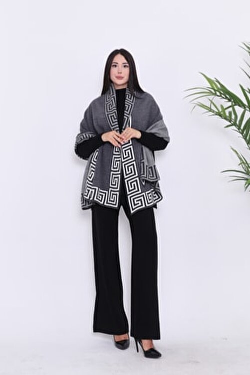 Asoss Model-kadın,genç,anne,triko Omuz Şalı- Antrasit TYC02AD6WN169166722228449