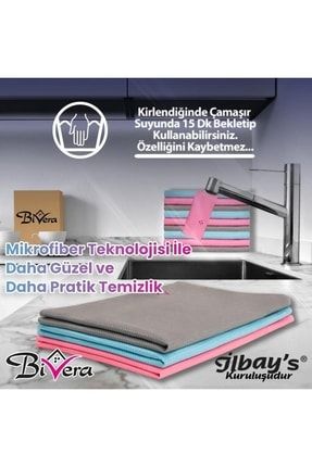 İlbay's 3'lü Eko Paket Mikrofiber Temizlik Bezi 40X60 CM Fiyatı