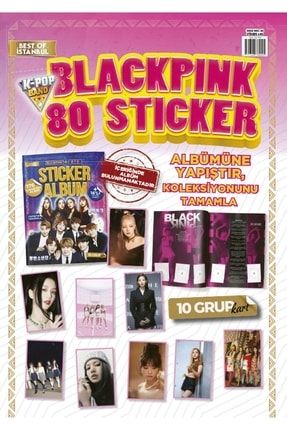 Kore Pop Band Blackpınk 80 Stıcker