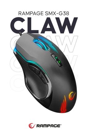 Claw SMX-G38 Mouse Drag Click 7D Makro Tuşlı 7200 DPI LED'li