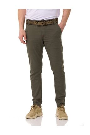 Cd842 Basic Chino Haki Erkek Pantolon