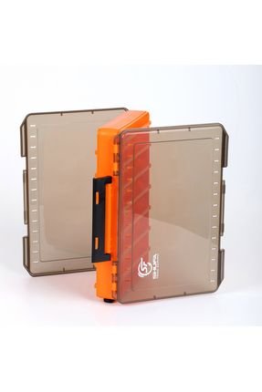 Lure Box Çift Taraflı Kutu 105mm - Turuncu Plasticbox F04 XS