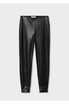 Pantalon simili cuir pull and bear best sale
