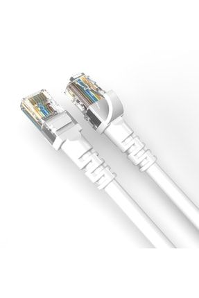 5 Metre Cat6 Network-Ağ-Ethernet Kablosu Beyaz CAT6.UUTP.5M
