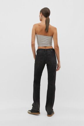 D94 Straight-fit low-waist jeans