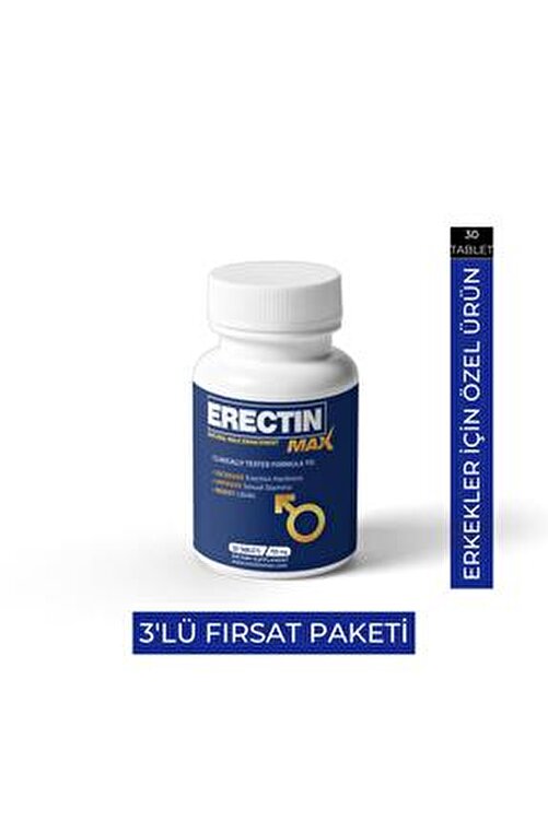 Erectin Max 3 Adet Cinsel Takviye