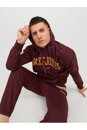Sweat jack and jones rouge hotsell