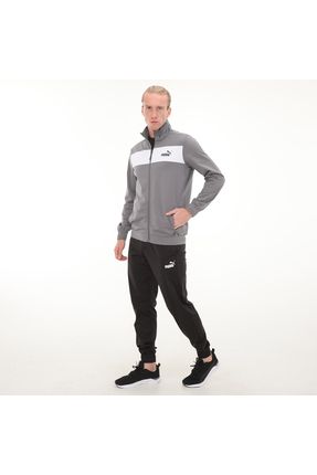 Puma 677427 74 Puma Poly Suit Cl Black Erkek E ofman Tak m Gri