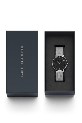 Daniel Wellington Petite Sterling 36mm Siyah Kadran Unisex Kol