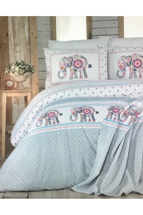 Karaca Home Sarah Anderson Felicia Cift Kisilik Pamuk Pike Hediyeli Nevresim Takimi Fiyati Yorumlari Trendyol