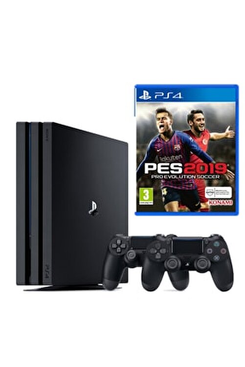 sony playstation 4 pro 1 tb 2 ps4 kol ps4 pes 19 eurasia garantili fiyati yorumlari trendyol