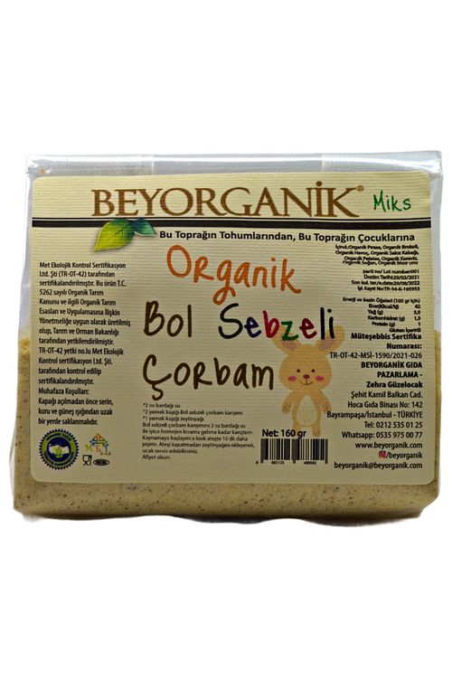 Beyorganik Bol Sebzeli Bebek Corba 160g Fiyati Yorumlari Trendyol