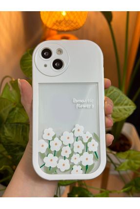 Iphone 13 Ve 14 Birebir Uyumlu Romantic Flowers Desenli Kılıf