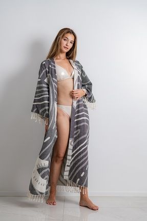 Caftan gris on sale