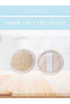 Doğal Kabak Lifli Hakiki Yüz Kesesi - Banyo Hamam Kesesi