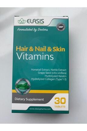 Hair Nail Skin Vitamins 30 Kapsül Biotin 2500 mg