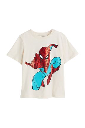Spiderman Baskılı Erkek Çocuk Tshirt