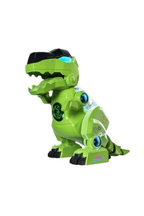 Sesli Işıklı Haraketli Akıllı Robot Dinozor Yeşil UF59772V