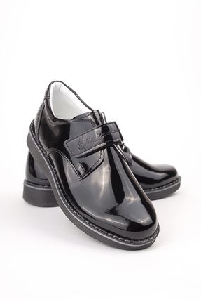 Erkek Çocuk Siyah Rugan Klasik Ayakkabı
