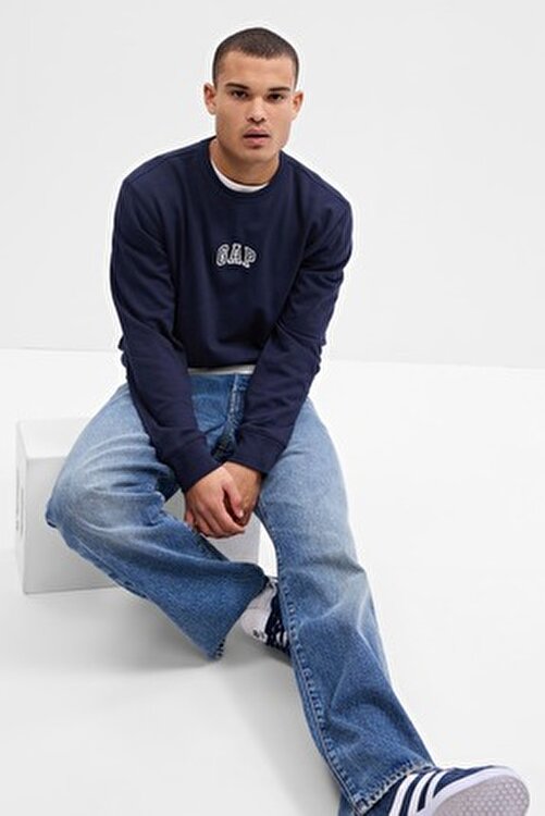 GAP Erkek Lacivert Gap Logo Sweatshirt Fiyatı, Yorumları - Trendyol