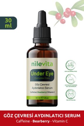 Göz Altı Morluk Ve Torbalanma Karşıtı Göz Çevresi Aydınlatıcı Serum, Caffeine & Vitamin C 30ml