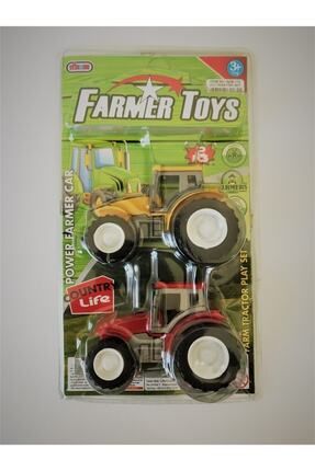 Çiftlik Serisi Ikili Traktör Farmer Toys