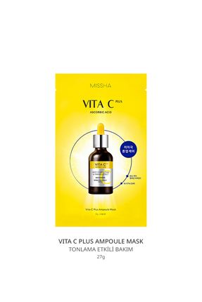 C Vitamini İçerikli Leke Karşıtı Aydınlatıcı Maske Vita C Plus Ampoule Mask 7003